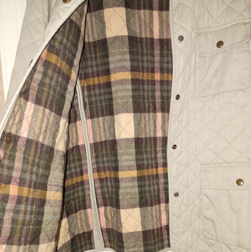 Lands’ End Women’s Reversible Quilted Jacket Size L - Picture 5 of 11